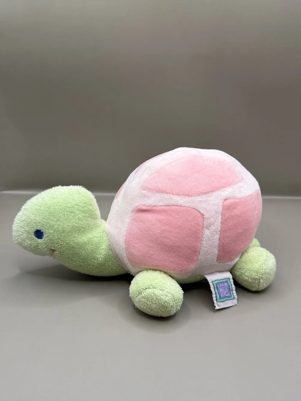 Vintage Little Me Pastel Baby Turtle Plush Stuffed Animal